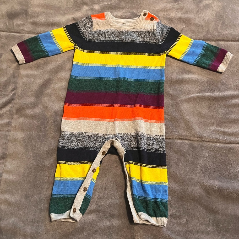 GAP Multicolor Striped Kids Footie